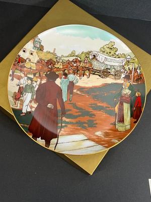 LOT 12: Vintage DuPont Items - Hamilton Wall Clock and Commemorative Plate