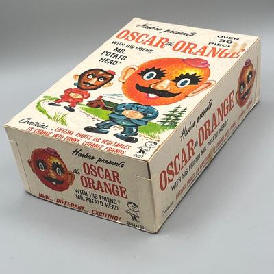 LOT 14: Vintage Oscar the Orange and Mr. Potato Head Playset in Original Box