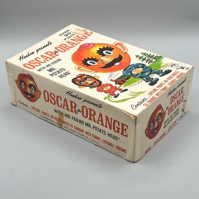 LOT 14: Vintage Oscar the Orange and Mr. Potato Head Playset in Original Box