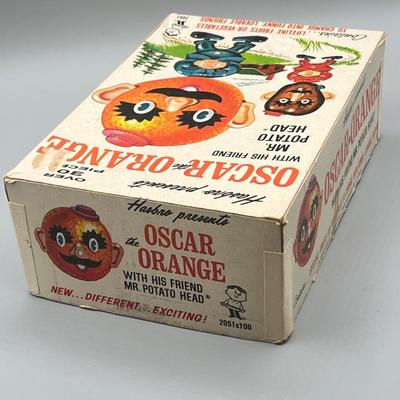 LOT 14: Vintage Oscar the Orange and Mr. Potato Head Playset in Original Box