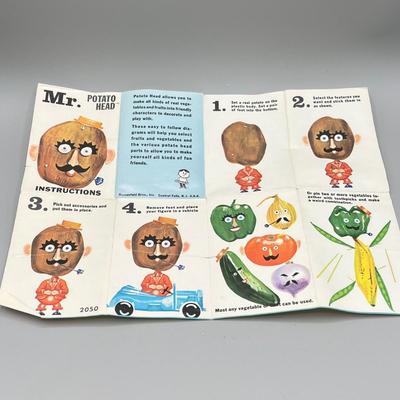 LOT 14: Vintage Oscar the Orange and Mr. Potato Head Playset in Original Box