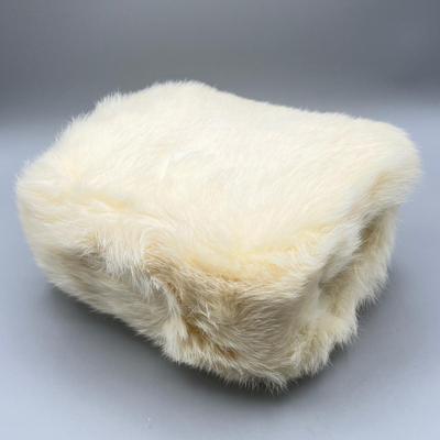 LOT 16: Vintage Children's Rabbit Fur Christmas Muff and Fascinator / Hair Clip Set