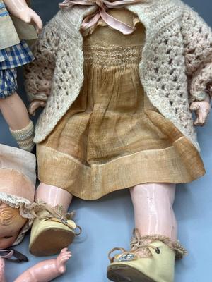 LOT 17: Vintage / Antique Dolls and Doll Parts - Effanbee Anne Shirley and More