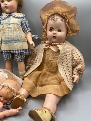 LOT 17: Vintage / Antique Dolls and Doll Parts - Effanbee Anne Shirley and More