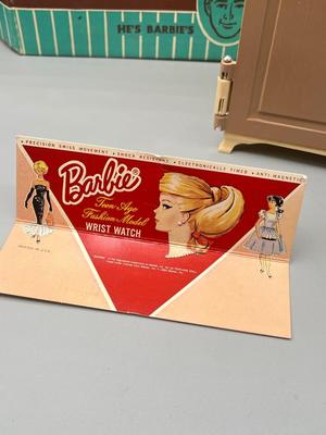 LOT 18: Vintage Barbie - Susy Goose Ken Wardrobe and Bradley Barbie Watch - with Original Boxes