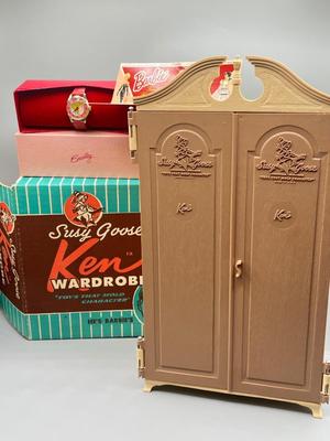LOT 18: Vintage Barbie - Susy Goose Ken Wardrobe and Bradley Barbie Watch - with Original Boxes