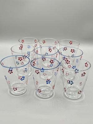 LOT 19: Vintage Hand Painted Glasses