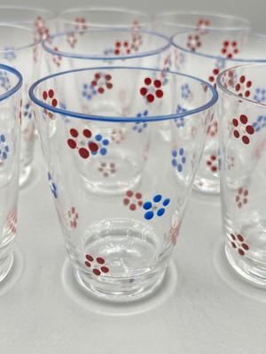 LOT 19: Vintage Hand Painted Glasses