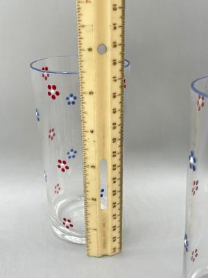 LOT 19: Vintage Hand Painted Glasses