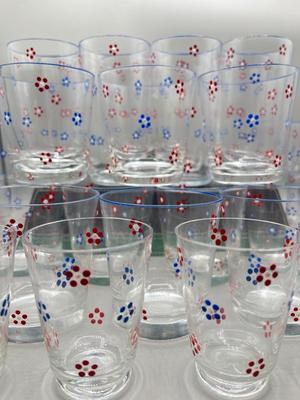 LOT 19: Vintage Hand Painted Glasses