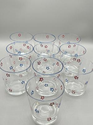 LOT 19: Vintage Hand Painted Glasses