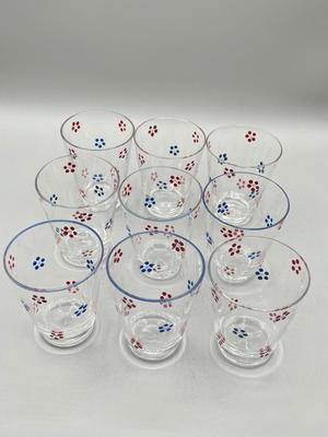 LOT 19: Vintage Hand Painted Glasses