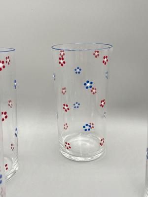 LOT 19: Vintage Hand Painted Glasses