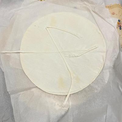 LOT 21: Vintage Doilies and Embroidered Linens