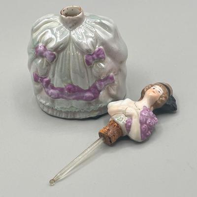 LOT 26: Antique / Vintage Trinket Dishes, Perfume Dauber