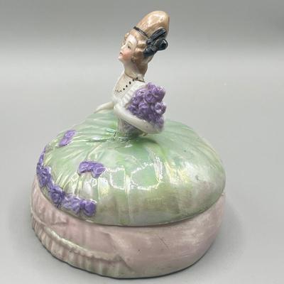 LOT 26: Antique / Vintage Trinket Dishes, Perfume Dauber