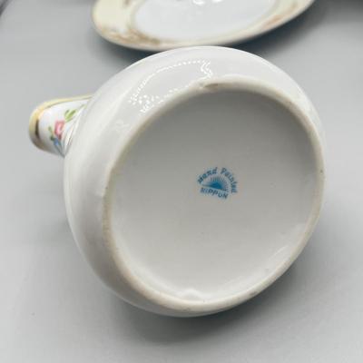 LOT 27: Japanese Ceramic Collection - Teapot, Teabag Strainer and More