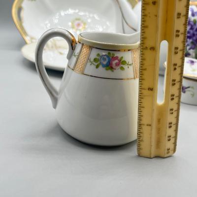 LOT 27: Japanese Ceramic Collection - Teapot, Teabag Strainer and More