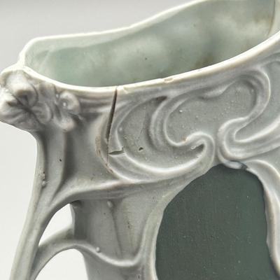 LOT 32: Antique Schafer & Vater Jasperware Vase