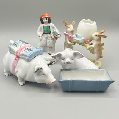 LOT 33: Collection of Vintage / Antique Figurines