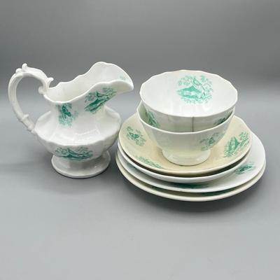 LOT 35: Antique Porcelain Pitcher and More
