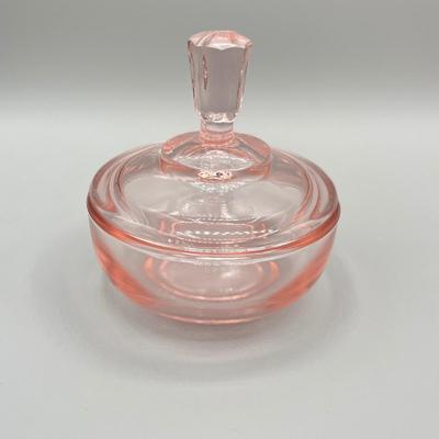LOT 38: Vintage Pink Depression Glass Collection