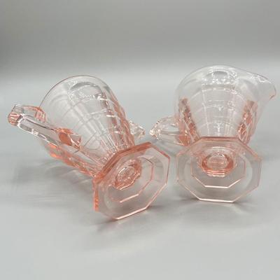 LOT 38: Vintage Pink Depression Glass Collection