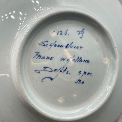 LOT 42: Blue and White Vintage Porcelain Pieces - Delft and More