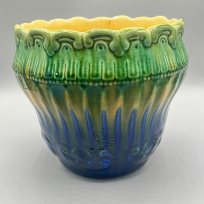 LOT 46: Two Vintage Ceramic Planters