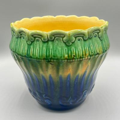 LOT 46: Two Vintage Ceramic Planters