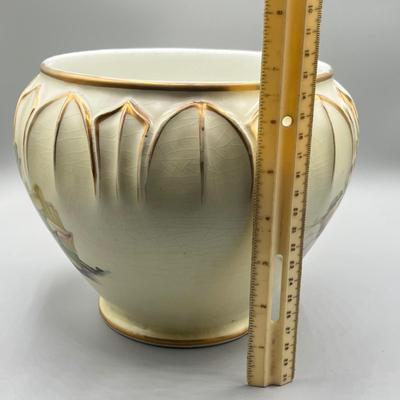 LOT 46: Two Vintage Ceramic Planters