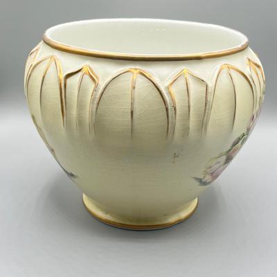 LOT 46: Two Vintage Ceramic Planters