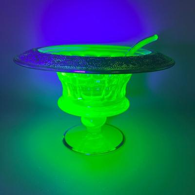 LOT 47: Vintage Uranium Glass Collection