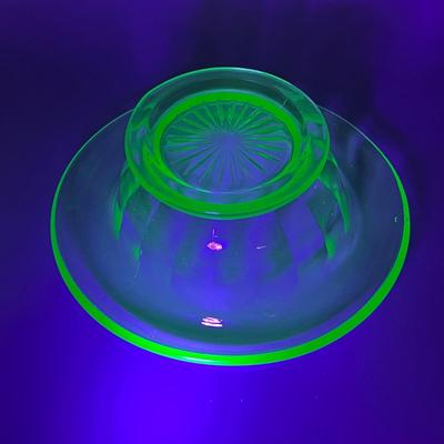 LOT 47: Vintage Uranium Glass Collection