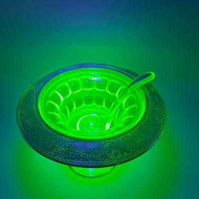 LOT 47: Vintage Uranium Glass Collection