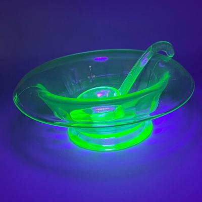 LOT 47: Vintage Uranium Glass Collection