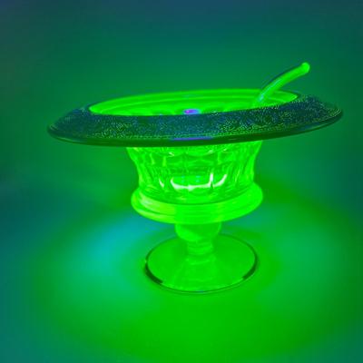 LOT 47: Vintage Uranium Glass Collection