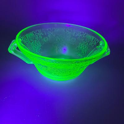 LOT 47: Vintage Uranium Glass Collection