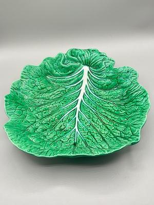 LOT 50: Vintage Cabbage Leaf Serving Dishes