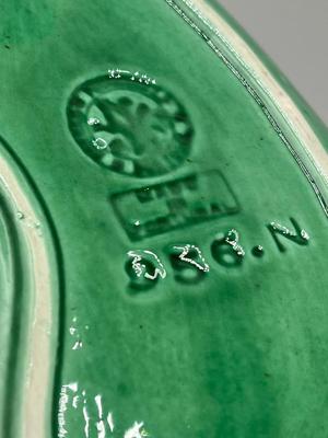 LOT 50: Vintage Cabbage Leaf Serving Dishes