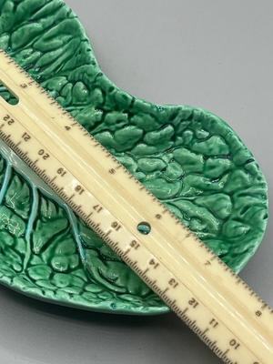 LOT 50: Vintage Cabbage Leaf Serving Dishes