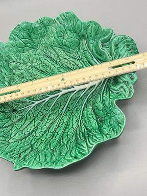 LOT 50: Vintage Cabbage Leaf Serving Dishes
