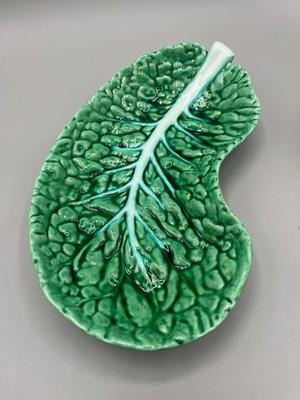LOT 50: Vintage Cabbage Leaf Serving Dishes