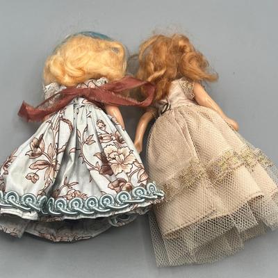 LOT 53: Vintage Doill Collection - Children's Rabbit Fur Muff and More