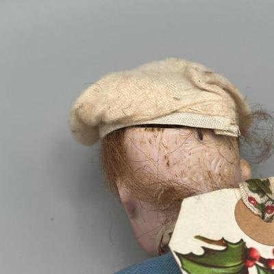 LOT 53: Vintage Doill Collection - Children's Rabbit Fur Muff and More