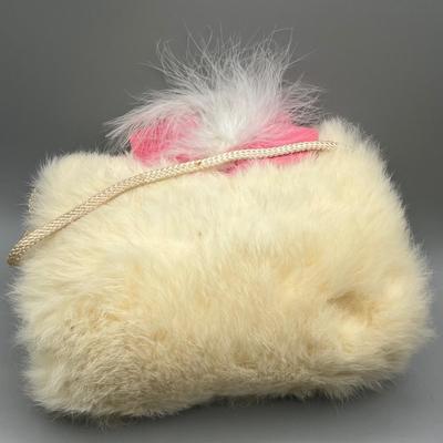 LOT 53: Vintage Doill Collection - Children's Rabbit Fur Muff and More
