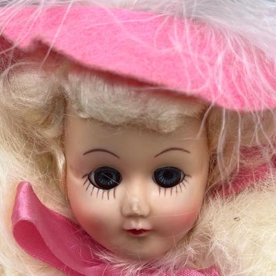 LOT 53: Vintage Doill Collection - Children's Rabbit Fur Muff and More