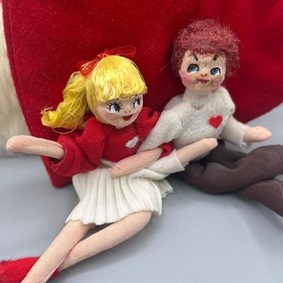 LOT 53: Vintage Doill Collection - Children's Rabbit Fur Muff and More