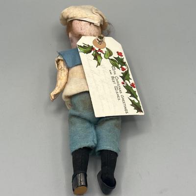 LOT 53: Vintage Doill Collection - Children's Rabbit Fur Muff and More