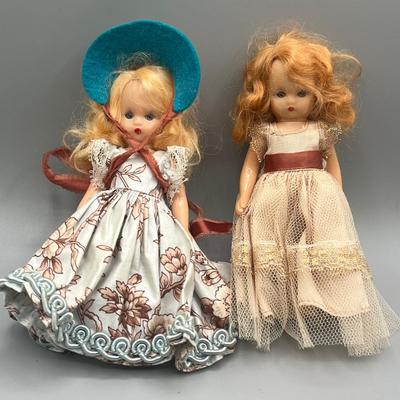 LOT 53: Vintage Doill Collection - Children's Rabbit Fur Muff and More